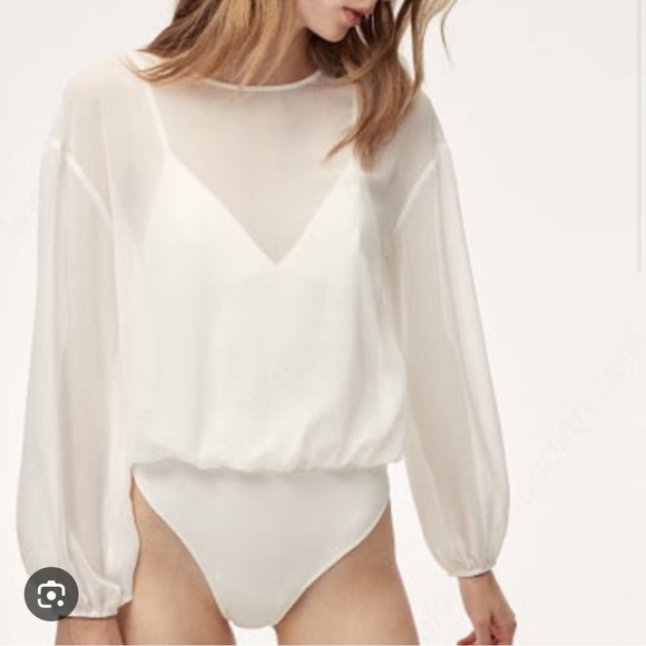 Brand new with tags ~ Wilfred XS Talmont Bodysuit in Oak - Picture 2 of 11